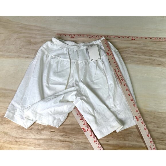 Vintage Pull On Elastic Waist White Shorts Basic Edition Kmart Women’s Small - Picture 8 of 12
